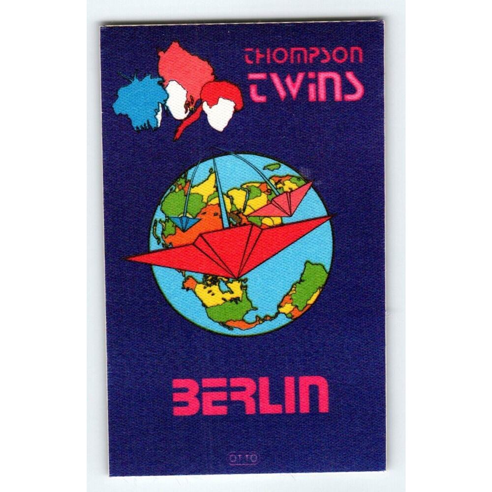 Thompson Twins Berlin Backstage Pass 1984 New Wave Synth-Pop Original Vintage